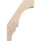 Ekena Millwork 3 1/2"W x 8"D x 12"H Balboa Smooth Knee Brace, Douglas Fir BRC04X08X12BOA00SDF - alternate 2